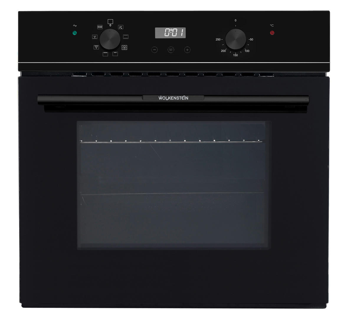 BACKOFEN WMO 80  - Schwarz, KONVENTIONELL, Glas/Metall (59,5/59,5/55cm) - Wolkenstein