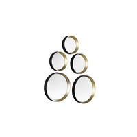 SPIEGELSET    in  - Goldfarben/Schwarz, Trend, Glas/Kunststoff - Boxxx