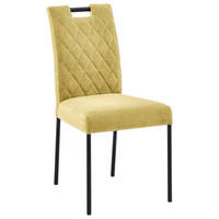 ŽIDLE, žlutá - černá/žlutá, Konvenční, kov/textil (46/91/61cm) - Carryhome