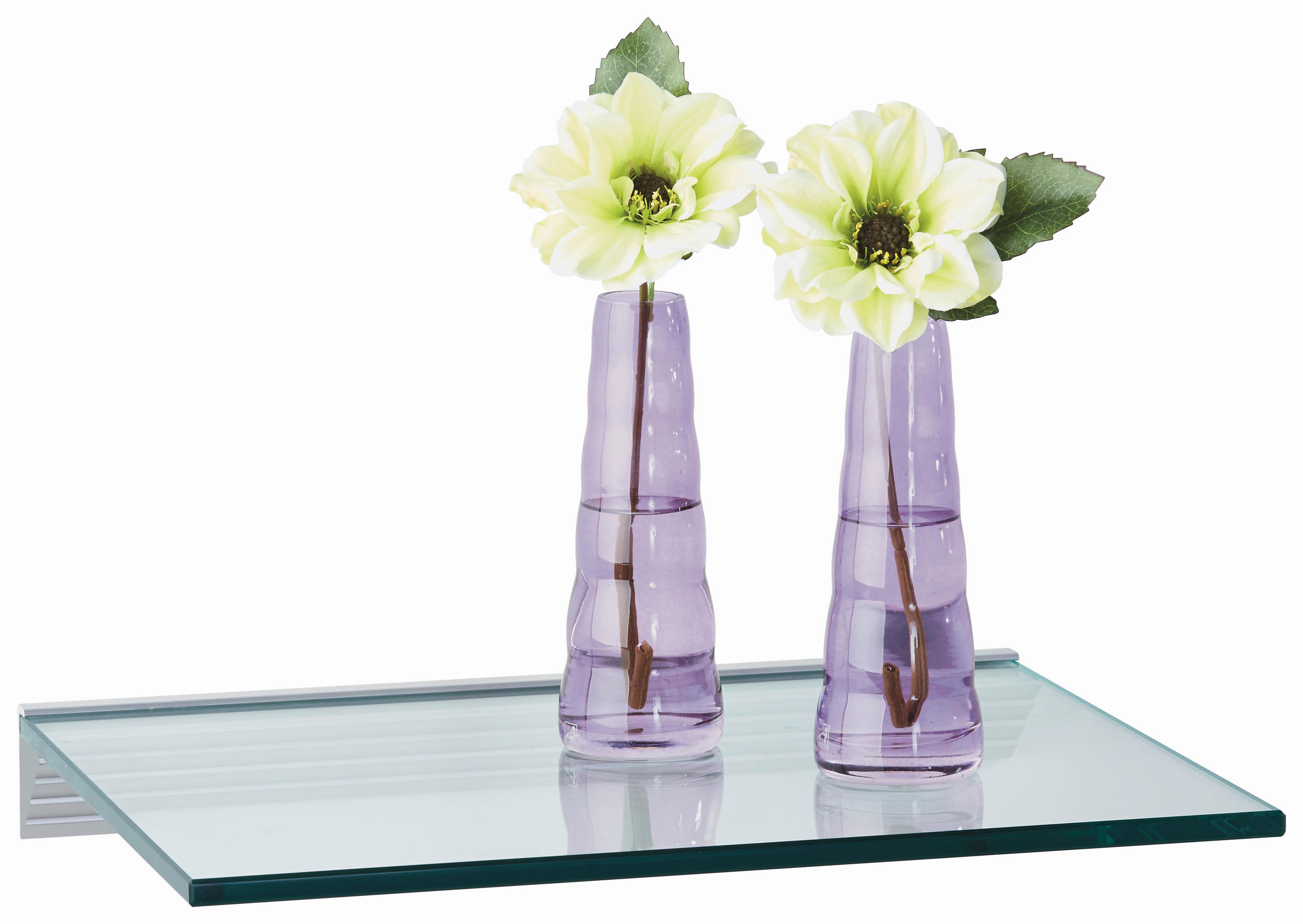 Poliță De Perete 40/1/30 cm, transparent  - transparent, Basics, sticlă (40/1/30cm)