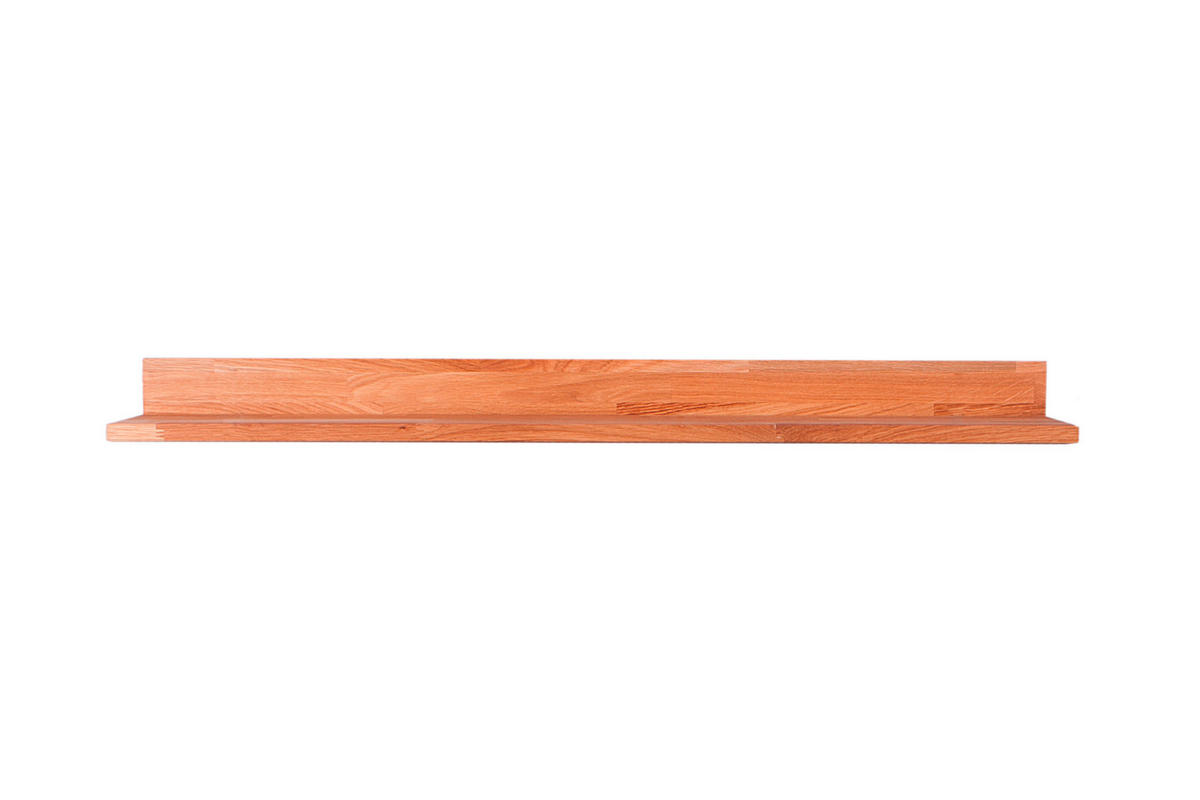 WANDBOARD Eiche Hartholz Eichefarben  - Eichefarben, Basics, Holz (100/8/20cm)