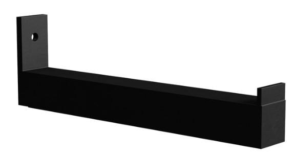 Livetastic Garderobenhaken Schwarz 2.5x10.5x20.3 cm