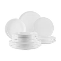 TELLERSET 12-teilig  - Weiß, Basics, Keramik - Mäser