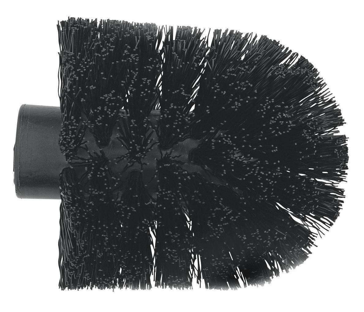 ERSATZBÜRSTENKOPF in   Kunststoff  - Schwarz, Basics, Kunststoff (8cm) - Sadena