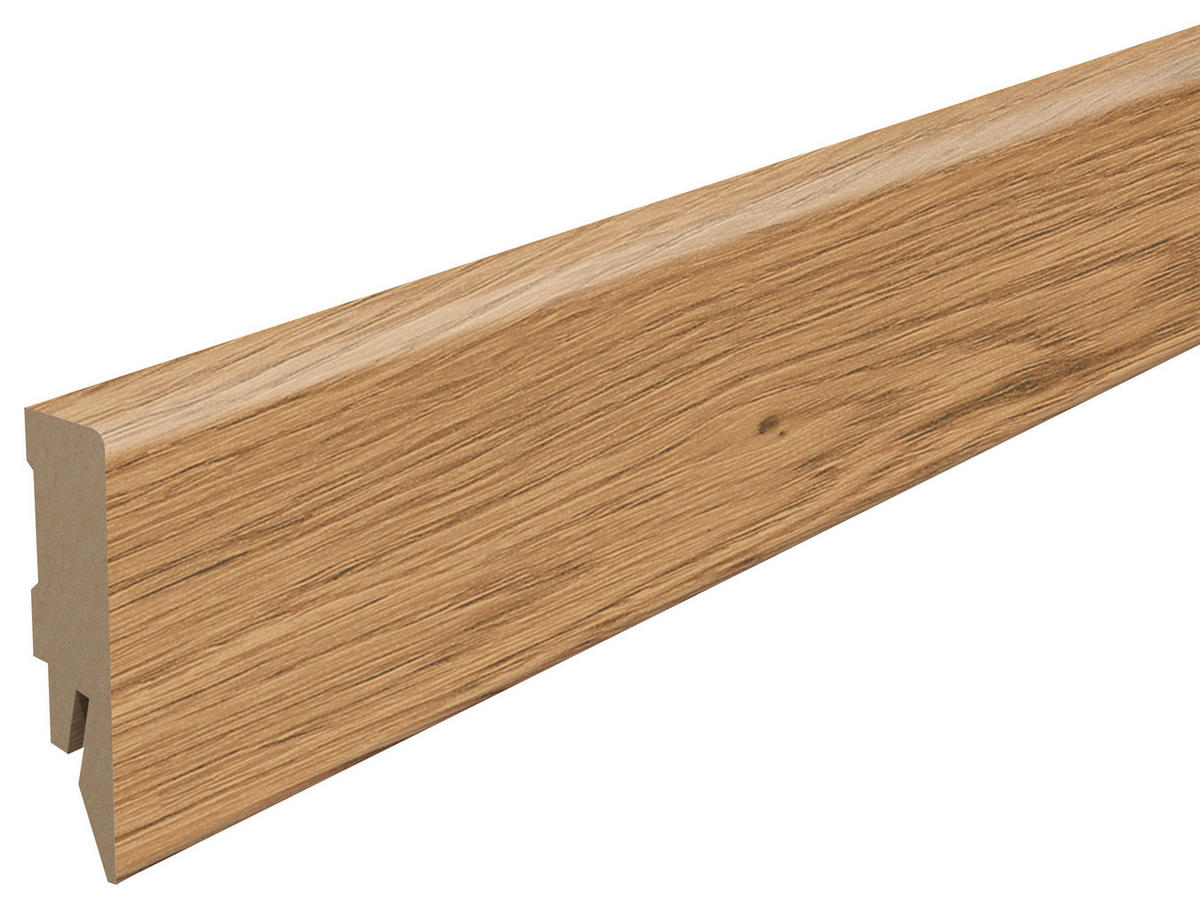 SOCKELLEISTE Eiche braun Braun  - Braun, KONVENTIONELL, Holzwerkstoff (240/1.4/5.8cm) - Egger Holzwerkstoffe