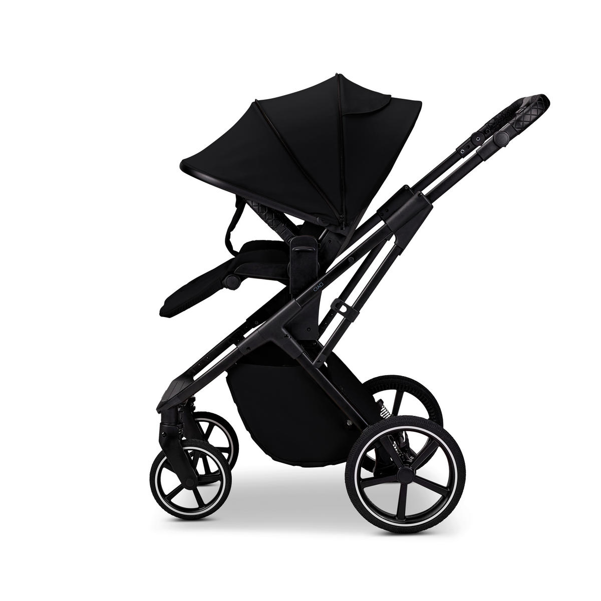 KOMBIKINDERWAGEN  Ciao  onyx  - Schwarz, Basics, Textil (116/57/94cm) - Moon