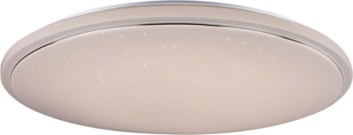 LED MENNYEZETI LÁMPA - fehér, Basics, műanyag/fém (75/10cm) - Novel