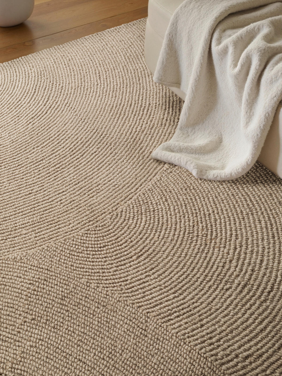 WOLLTEPPICH 120/180 cm Eleni Beige  - Beige, Basics, Textil (120/180cm)