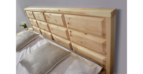 BETT 180/200 cm in Zirbelkieferfarben - Zirbelkieferfarben, Natur, Holz (180/200cm) - Valnatura