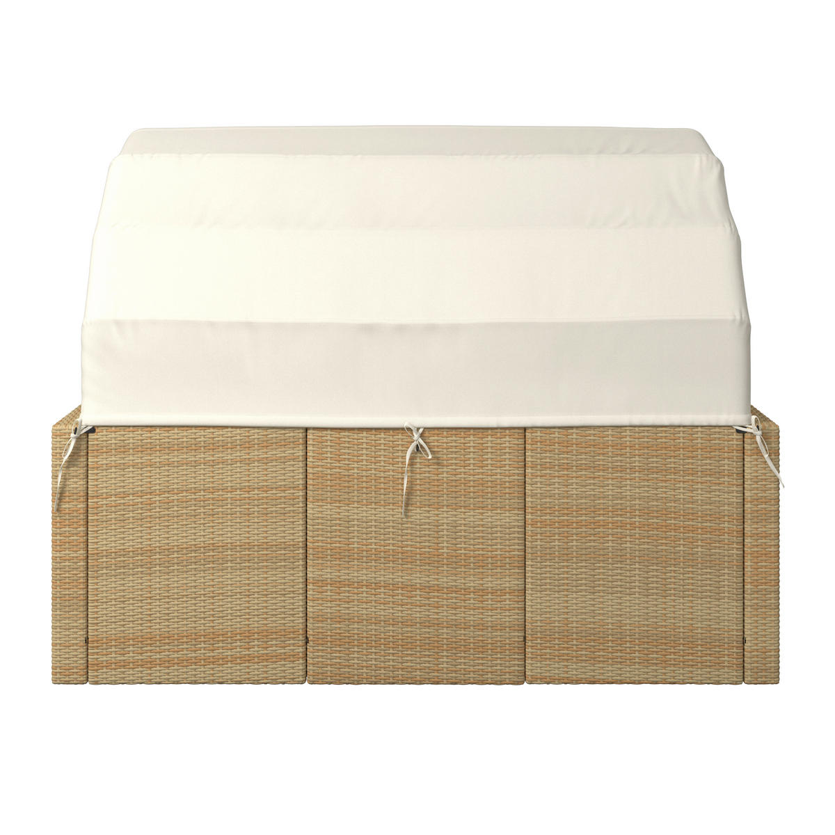 LOUNGEGARNITUR   200/159/75 cm Eisen  - Beige/Creme, MODERN, Kunststoff/Textil (200/159/75cm) - Ambia Garden