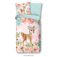 KINDERBETTWÄSCHE Renforcé 135/200 cm  - Rosa/Mintgrün, Textil (135/200cm) - MID.YOU