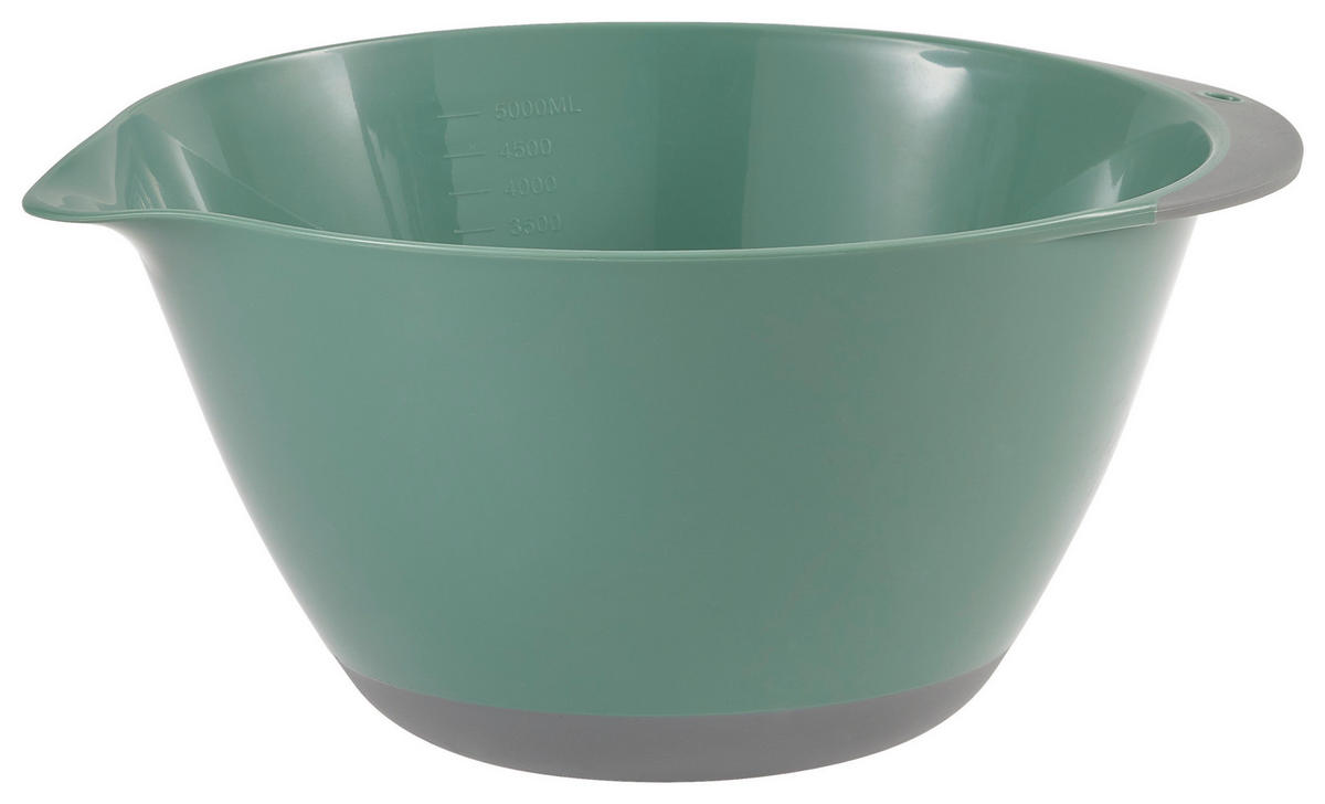 RÜHRSCHÜSSEL  - Petrol/Grau, Basics, Kunststoff (28/16cm) - Homeware Profession.