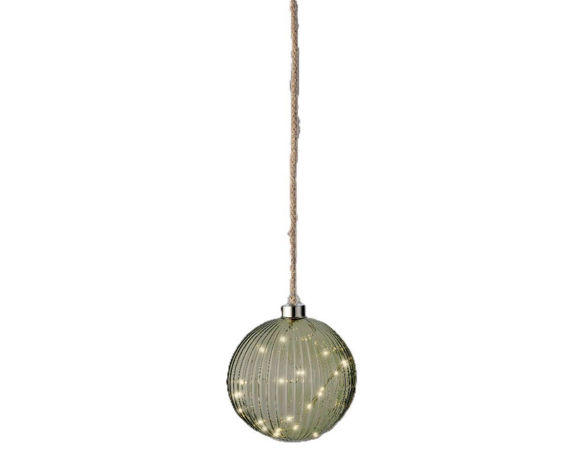 DEKOKUGEL - Grün, Trend, Glas (14cm) - Ambia Home