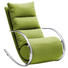RELAXAČNÍ KŘESLO, kov, textil, kompozitní dřevo, zelená - zelená/barvy chromu, Design, kov/kompozitní dřevo (67/111/102cm) - Xora RELAXAČNÍ KŘESLO, kov, textil, kompozitní dřevo, zelená - zelená/barvy chromu, Design, kov/kompozitní dřevo (67/111/102cm) - Xora