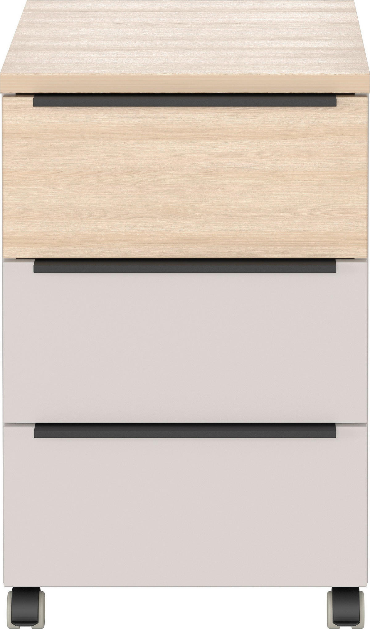 ROLLCONTAINER 40/63/50 cm  - Kaschmir/Eichefarben, Design, Holzwerkstoff/Kunststoff (40/63/50cm) - Germania