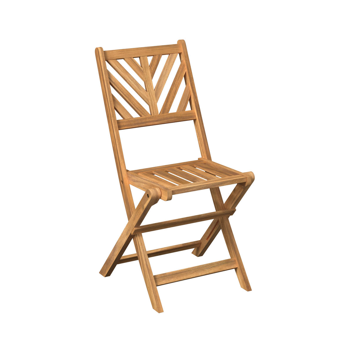 BALKONSET   - Akaziefarben, MODERN, Holz (57/57/74cm) - Ambia Garden