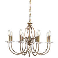 TAKKRONA Brass 65/55 cm  - mässingsfärgad, Klassisk, metall (65/55cm) - Elstead Lighting