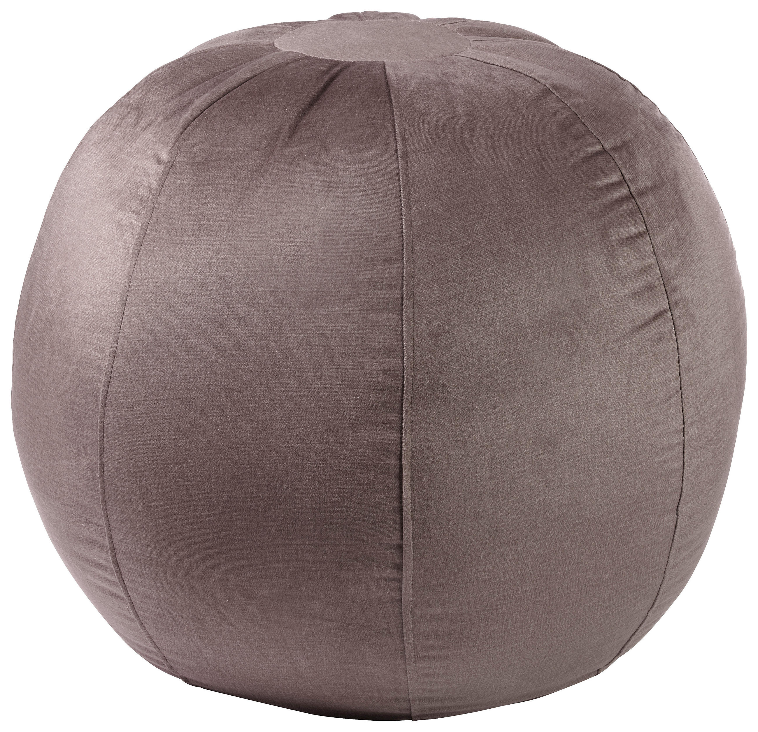 SITZBALL  - Taupe, Basics, Textil (65/65/65cm) - Novel