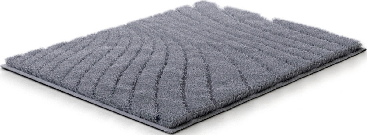 BIDET-VORLEGER Anthrazit 50/60 cm  - Anthrazit, Basics, Kunststoff/Textil (50/60cm) - Grund