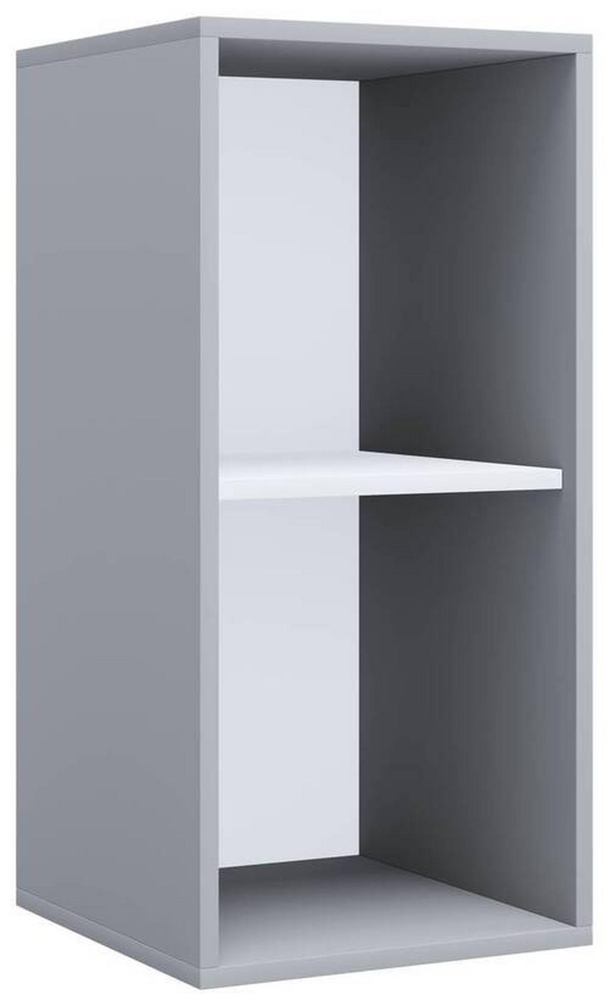 AKTENREGAL 35/74/37 cm  - Grau, Modern, Holzwerkstoff (35/74/37cm) - MID.YOU