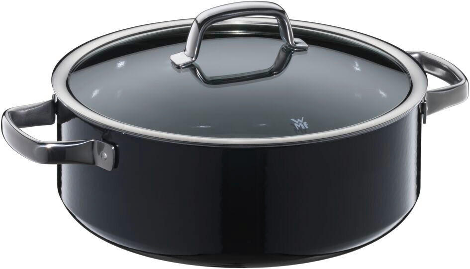 SCHMORPFANNE FUSIONTEC 28 cm  - Schwarz, Basics, Glas/Metall (28cm) - WMF