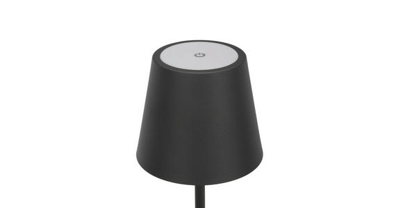 AKKU-TISCHLEUCHTE Denver 11/35 cm - Grau, KONVENTIONELL, Metall (11/35cm) - Novel