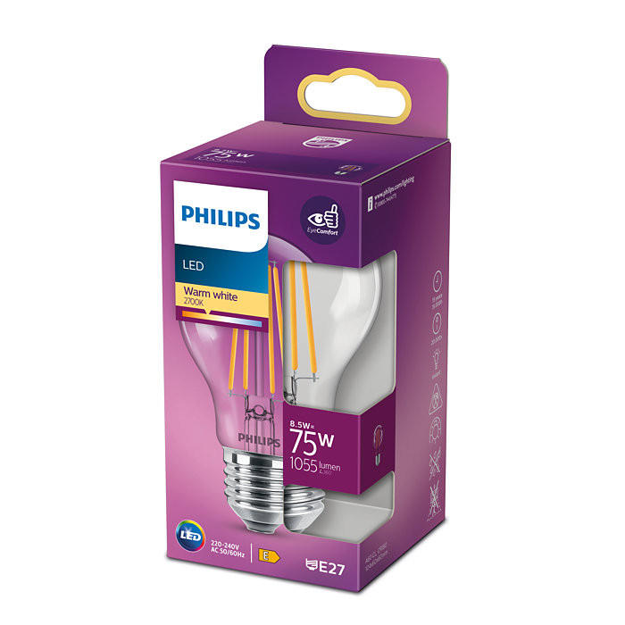 LED-SIJALKA   //// - Basics, steklo (10,6/6/6cm) - Philips