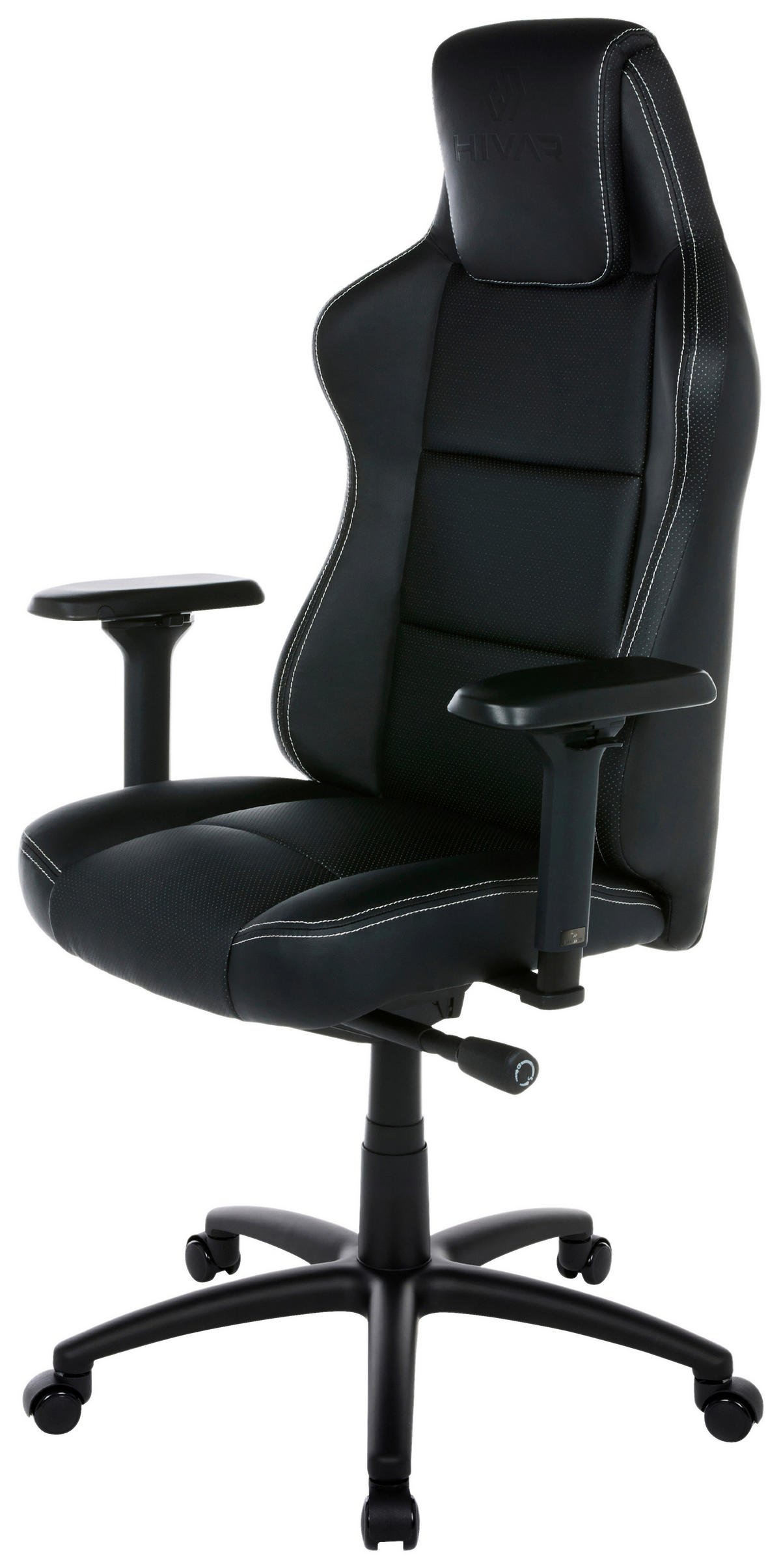 EQLIPSE Night Coal Schwarz, Weiß Metall, Textil   - Schwarz/Weiß, LIFESTYLE, Textil/Metall (79/142/77cm) - HIVAR