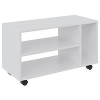 Comodă Tv 73,5/42/33,5 cm  - alb, Basics, material pe bază de lemn (73,5/42/33,5cm) - Boxxx