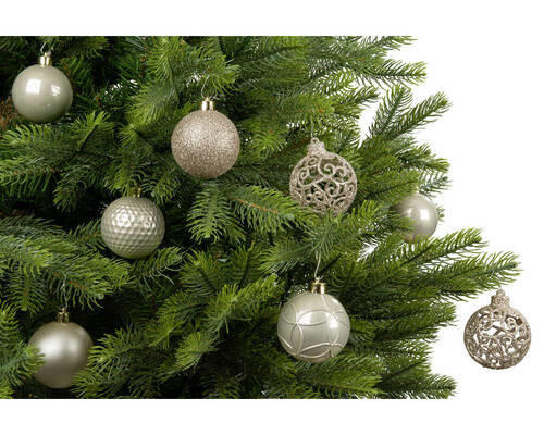 CHRISTBAUMKUGEL-SET 6 cm  - Basics (6cm)