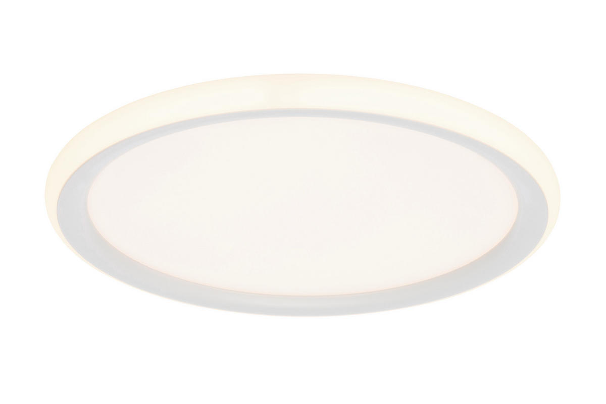 LED-DECKENLEUCHTE 30/3,5 cm   - Weiß, Basics, Kunststoff (30/3,5cm) - Novel