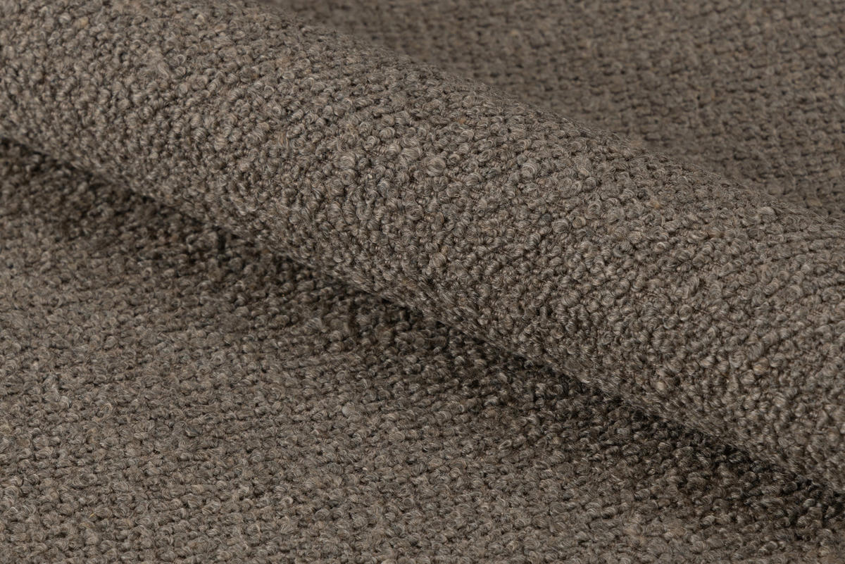 SESSEL in Bouclé Taupe  - Taupe/Schwarz, MODERN, Textil/Metall (73ml) - Livetastic