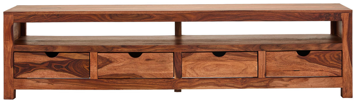 LOWBOARD  200/50/40 cm 4 Schublade(n)  - Sheeshamfarben/Naturfarben, Design, Holz (200/50/40cm) - Livetastic