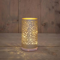 LED-DEKOLEUCHTE 9/9/17 cm  - Hellbraun, Basics, Glas (9/9/17cm)
