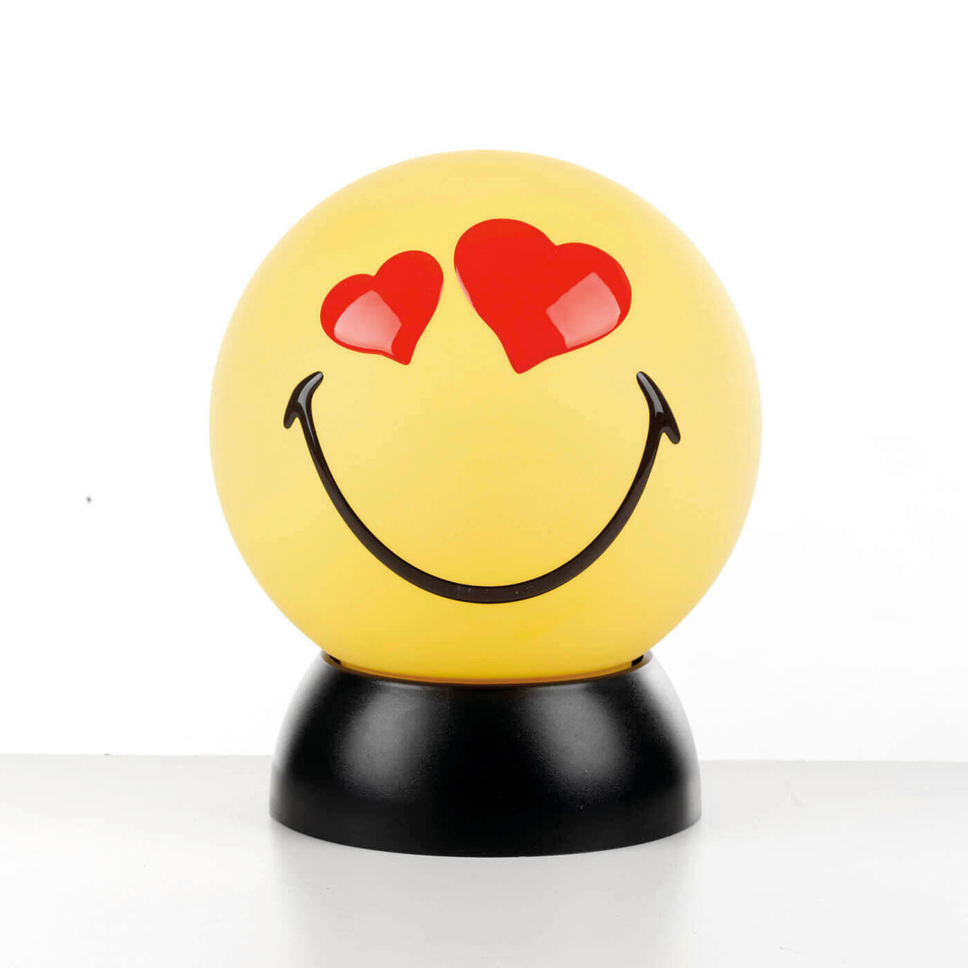 DĚTSKÁ STOLNÍ LAMPIČKA, 15/15/20 cm - černá/světle žlutá, Basics, plast (15/15/20cm)