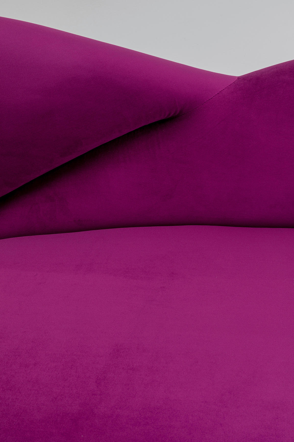 3-SITZER-SOFA Samt Lila  - Lila, Design, Textil/Metall (232/83/104cm) - Kare-Design
