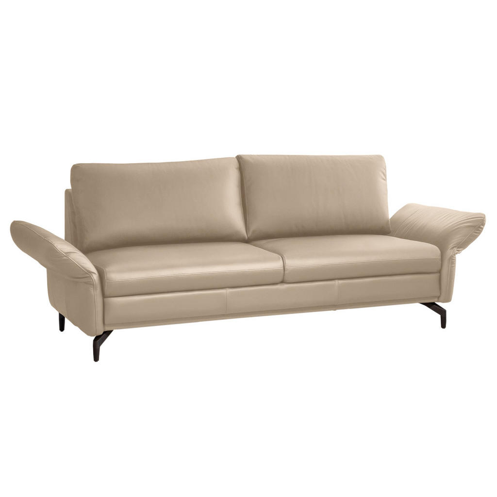 Thumbnail - Livetastic 3-Sitzer-Sofa, Creme, Textil, Füllung: Silikon, Schaumstoffflocken, 173x85x93 cm, Typenauswahl, Stoffauswahl,...
