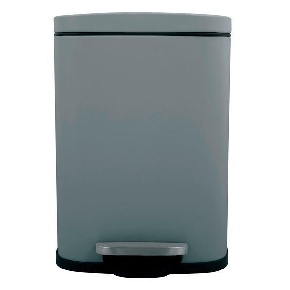 TRETEIMER 12 l  Metall  - Dunkelgrau/Schwarz, Basics, Kunststoff/Metall (28/19,3/37,9cm) - Spirella