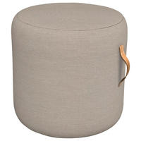 OUTDOORPOUF in  Uni  - Taupe, Basics, Textil (45/45cm)
