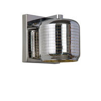 WANDLEUCHTE Eryn 14/12/13 cm   - Chromfarben, Design, Glas (14/12/13cm) - Lucide