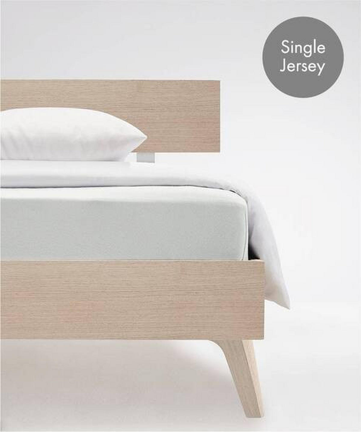 SPANNBETTTUCH Jenny C Single-Jersey  - Weiß, Basics, Textil (100/200cm) - Fleuresse