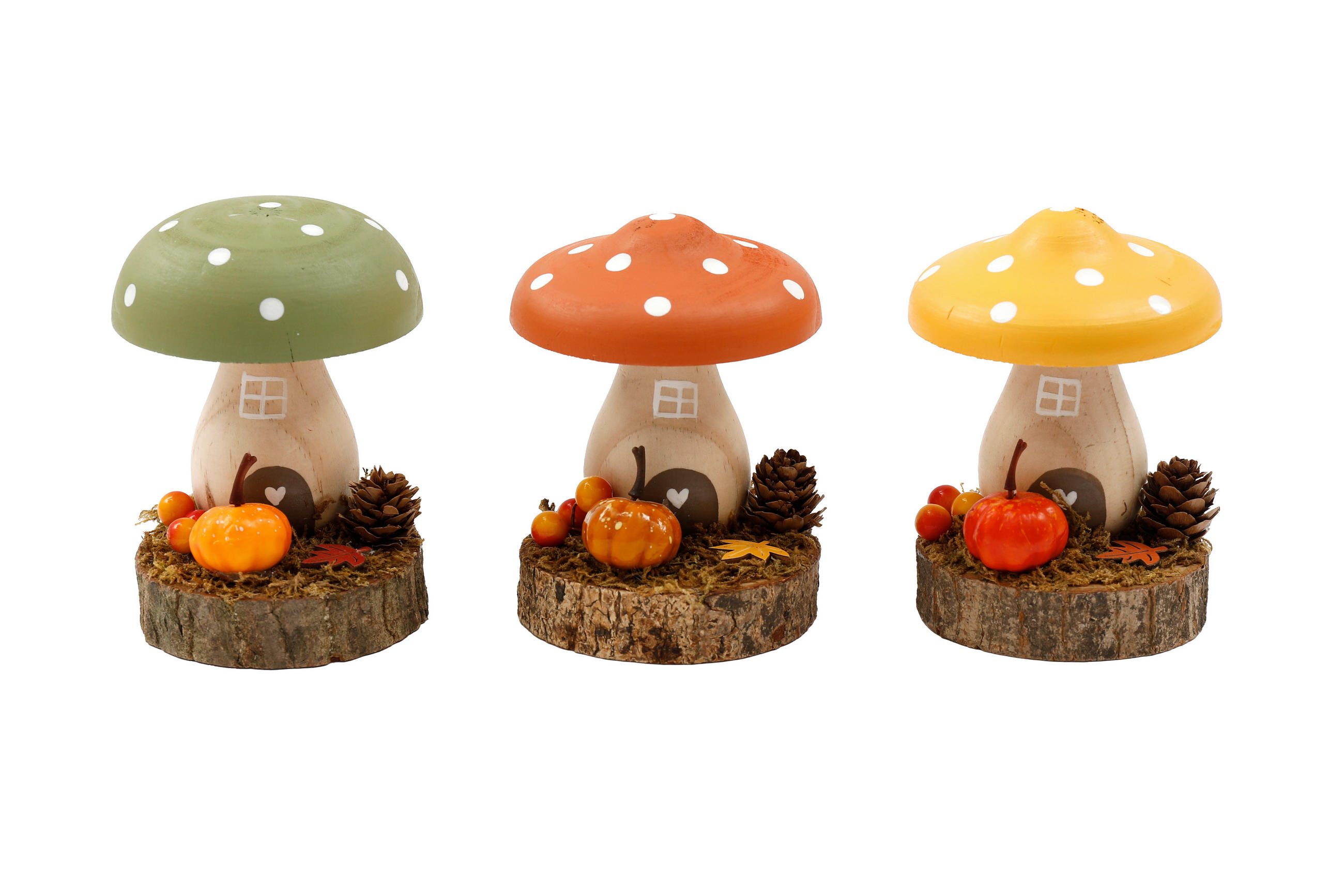 Ciupercă Decorativă - multicolor, Basics, plastic (8.5/11.5/8.5cm)