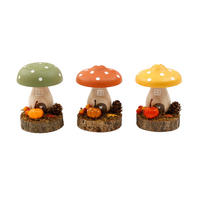 Ciupercă Decorativă - multicolor, Basics, plastic (8.5/11.5/8.5cm)