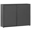 AKTENSCHRANK 160/119,4/41 cm  - Anthrazit, MODERN, Holzwerkstoff (160/119,4/41cm) - MID.YOU