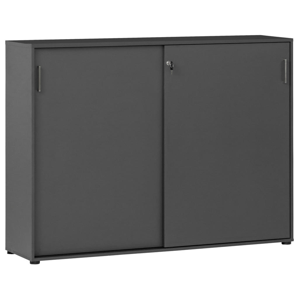 Aktenschrank Versperrbar Anthrazit B: 160 Cm