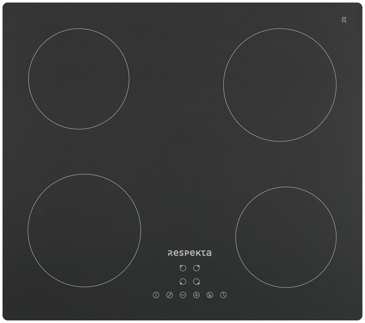 HERDSET ASET121M4295IM  - Schwarz, Basics, Glas/Metall (59,5/65,5/52,1cm) - Respekta