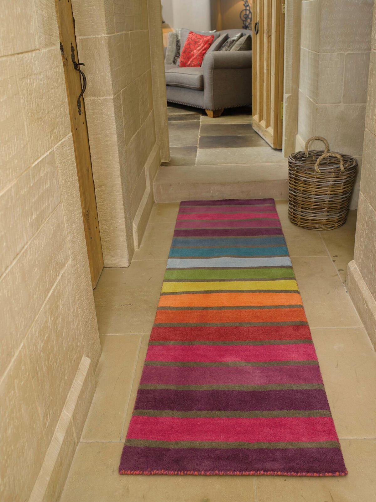VLNĚNÝ KOBEREC, 230/60 cm, vícebarevná - vícebarevná, Basics, textil (230/60cm)