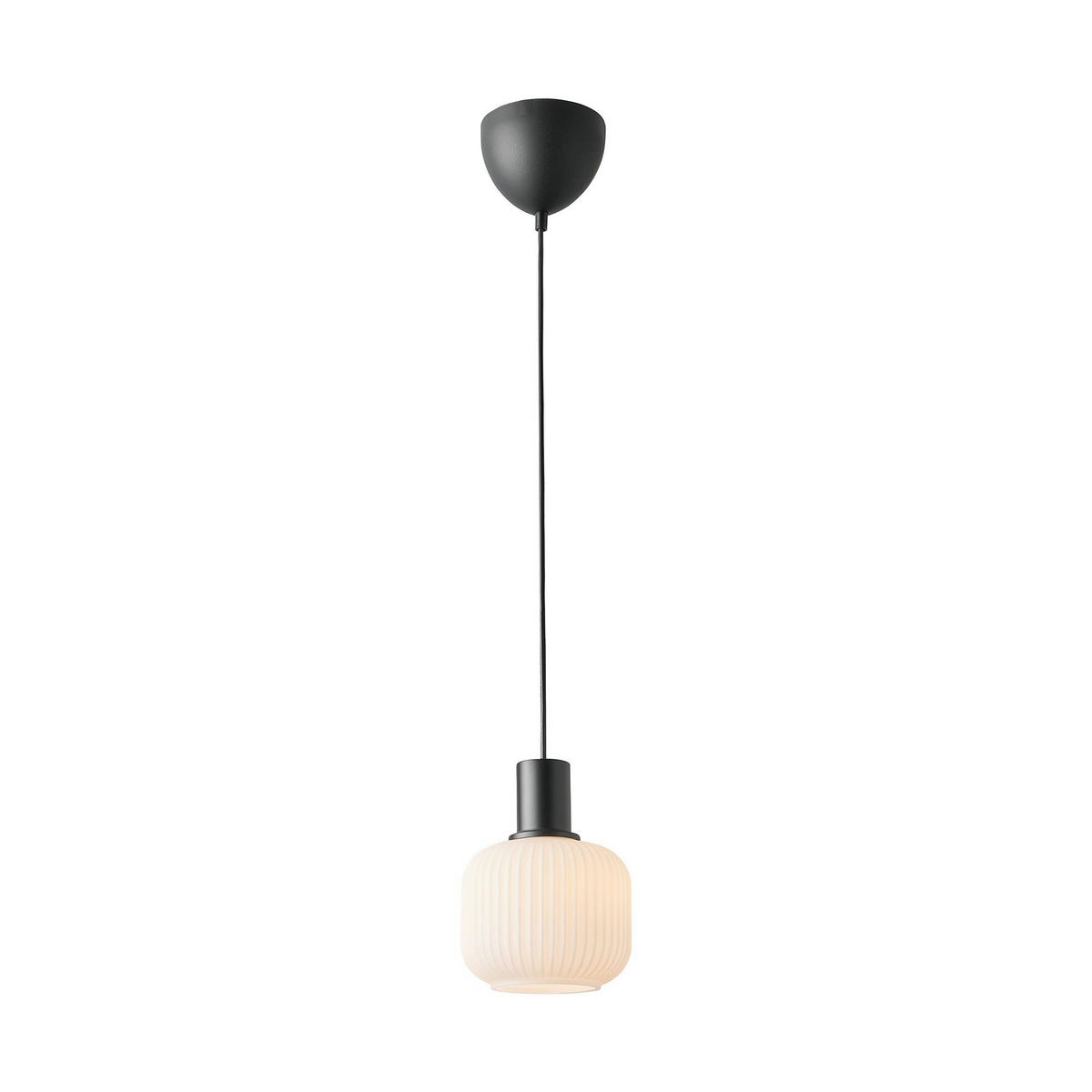 PENDELLEUCHTE Milford 19.3/15/15 cm  - Schwarz, Design, Glas (19.3/15/15cm) - Nordlux
