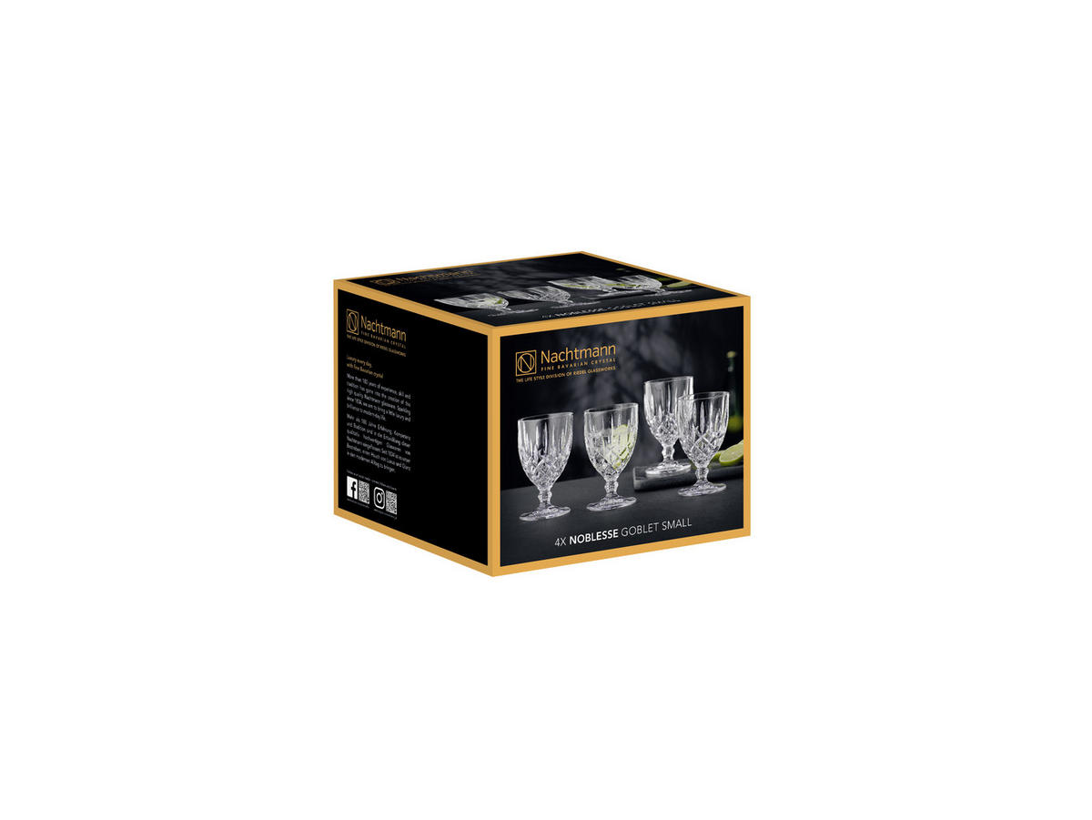 GLAS  4-teilig  - Basics, Glas (7,9/12,6/7,9cm) - Nachtmann