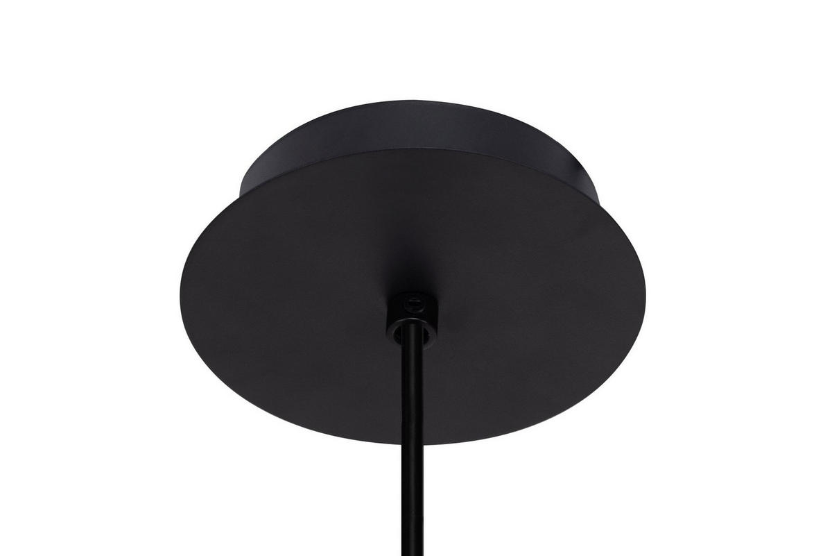 LAMPĂ SUSPENDATĂ 15/120 cm  - negru, Trend, sticlă/metal (15/120cm) - Novel